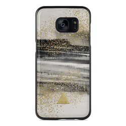 Samsung Galaxy S7 Edge Printed Case - Sparkly Tie Dye