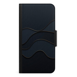 Apple iPhone 13 Mini Wallet Cases - Golden Waves