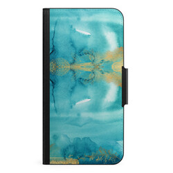Apple iPhone 13 Mini Wallet Cases - Ocean Shimmer