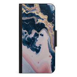 Apple iPhone 13 Pro Max Wallet Cases - Pink Swirl