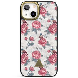 Apple iPhone 13 Printed Case - Roses & Birds