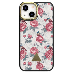 Apple iPhone 13 Mini Printed Case - Roses & Birds