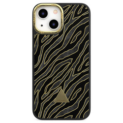 Apple iPhone 13 Mini Printed Case - Golden Zebra