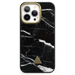 Apple iPhone 13 Pro Printed Case - Black Marble