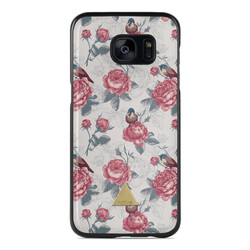 Samsung Galaxy S7 Edge Printed Case - Roses & Birds