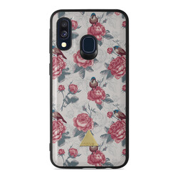 Samsung Galaxy A40 Printed Case - Roses & Birds