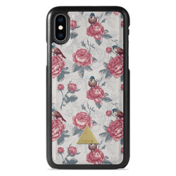 Apple iPhone X/XS Printed Case - Roses & Birds