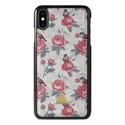 Apple iPhone Xs Max Printed Case - Roses & Birds
