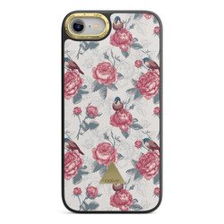 Apple iPhone 7 Printed Case - Roses & Birds