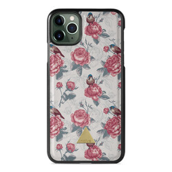Apple iPhone 11 Pro Max Printed Case - Roses & Birds
