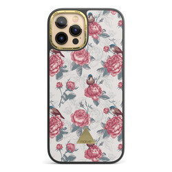 Apple iPhone 12 Pro Printed Case - Roses & Birds