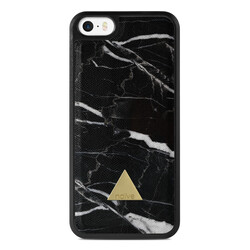 Apple iPhone 5/5s/SE Printed Case - Black Marble