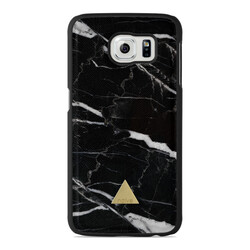 Samsung Galaxy S6 Printed Case - Black Marble
