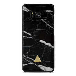 Samsung Galaxy S8 Printed Case - Black Marble