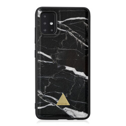 Samsung Galaxy A51 Printed Case - Black Marble