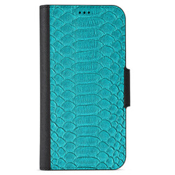 Apple iPhone 6 Plus/6s Plus Wallet Cases - Turquoise Snake