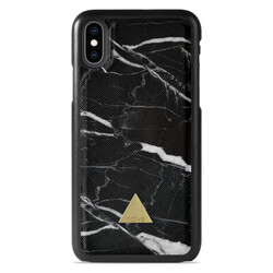Apple iPhone X/XS Printed Case - Black Marble