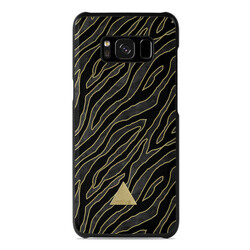 Samsung Galaxy S8 Printed Case - Golden Zebra