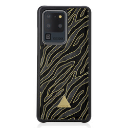 Samsung Galaxy S20 Ultra Printed Case - Golden Zebra