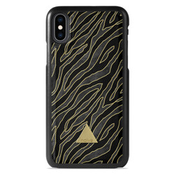 Apple iPhone X/XS Printed Case - Golden Zebra