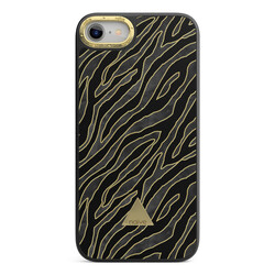 Apple iPhone 8 Printed Case - Golden Zebra