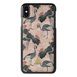 Apple iPhone Xs Max Printed Case - Crowned Bird