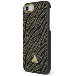 Apple iPhone 7 Printed Case - Golden Zebra