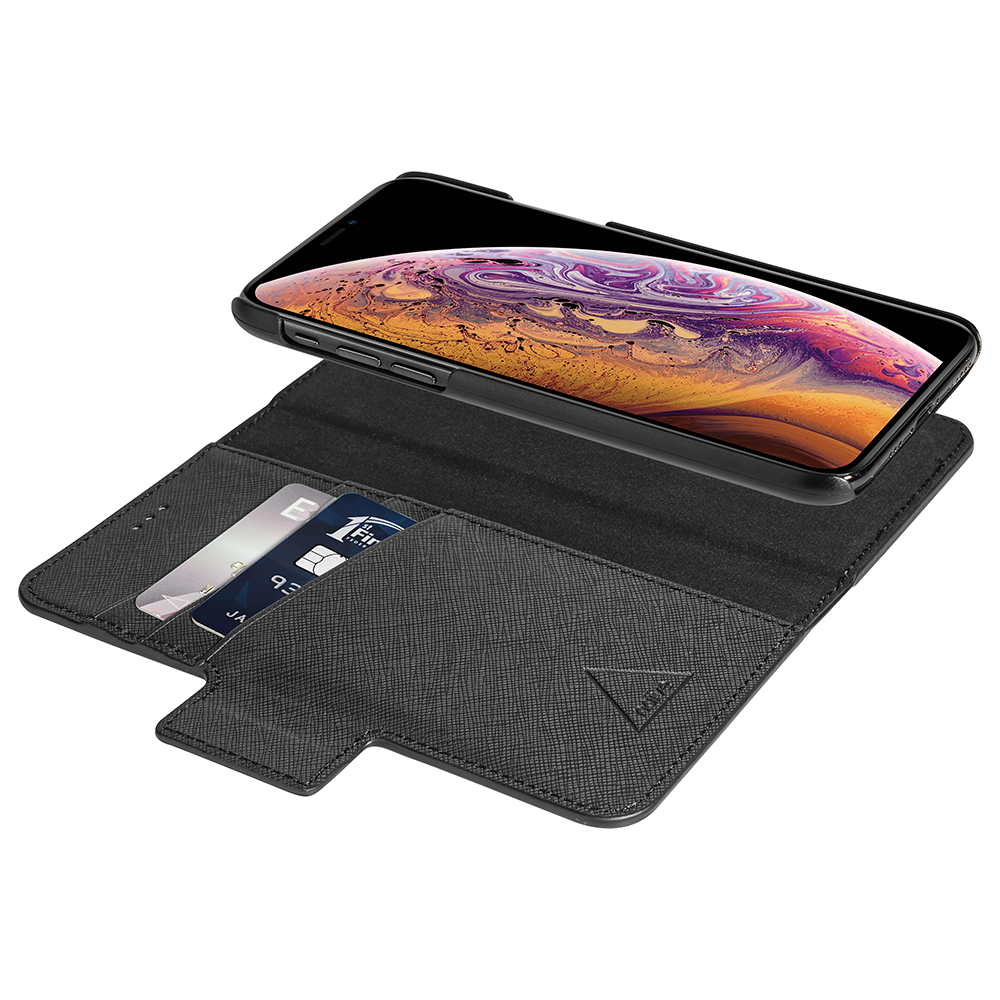 Apple iPhone X/XS Wallet Cases - Burgendy Shimmer