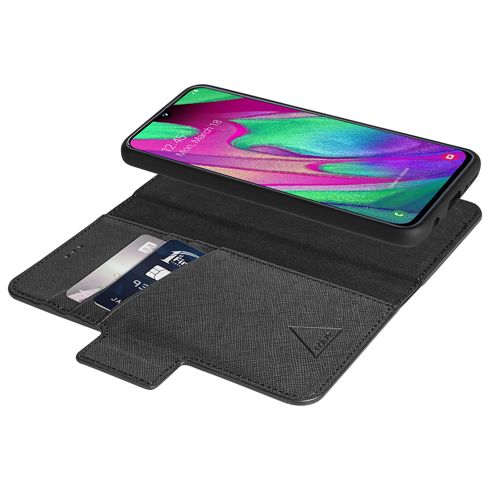 Samsung Galaxy A40 Wallet Cases - Pink Swirl