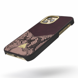 iPhone 12 Pro Attract Case - Smooth Plum Snake